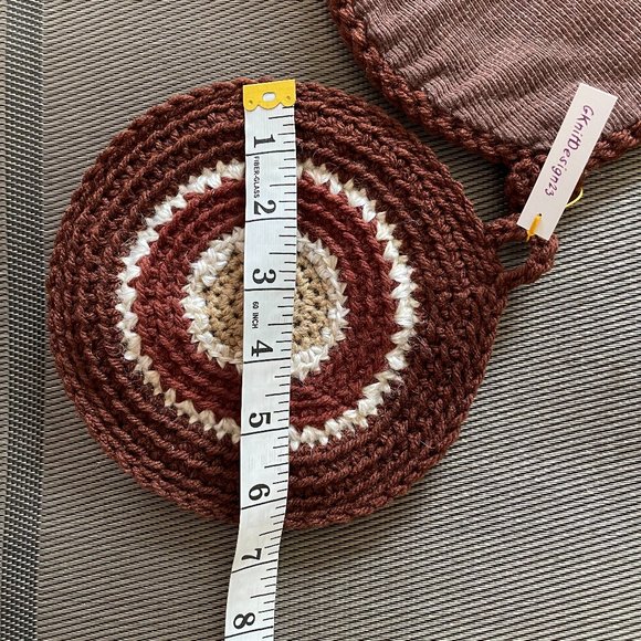 Round Pot Holders, Crochet Pot Holders, Kitchen Decor, Crochet Housewarming Gift - Picture 8 of 8